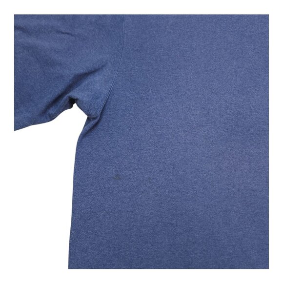 Carhartt Mens Blue Original Fit Pocket T-Shirt L Regular Cotton/Poly Blend - Picture 3 of 8